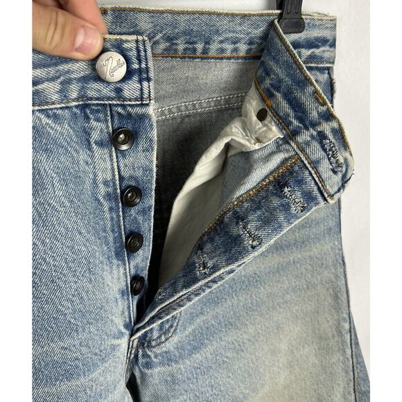 Needles Rebuild Men’s 30x30 Vintage Levi’s Curved-Leg Jeans Nepenthes Japan RARE - Picture 4 of 12